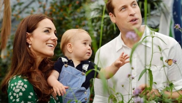 Princess Kate with family